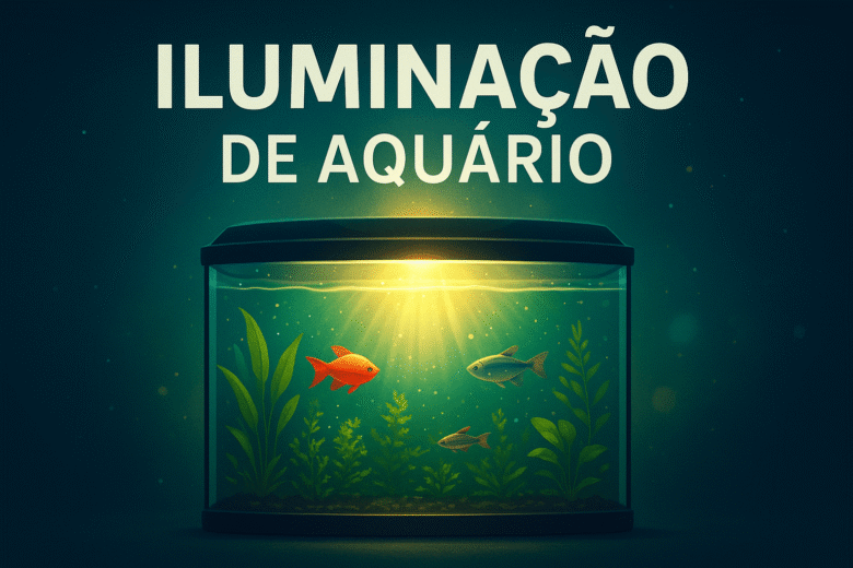 iluminação de aquário