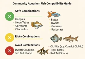 incompatibilidade de peixes de aquário