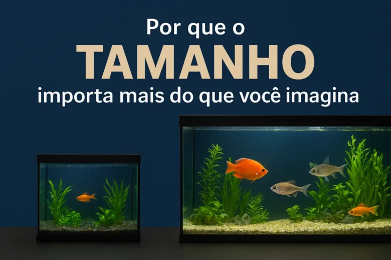 tamanho ideal do aquário