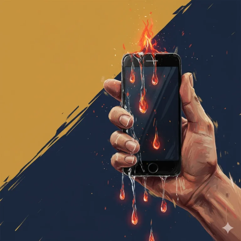 celular molhou o que fazer