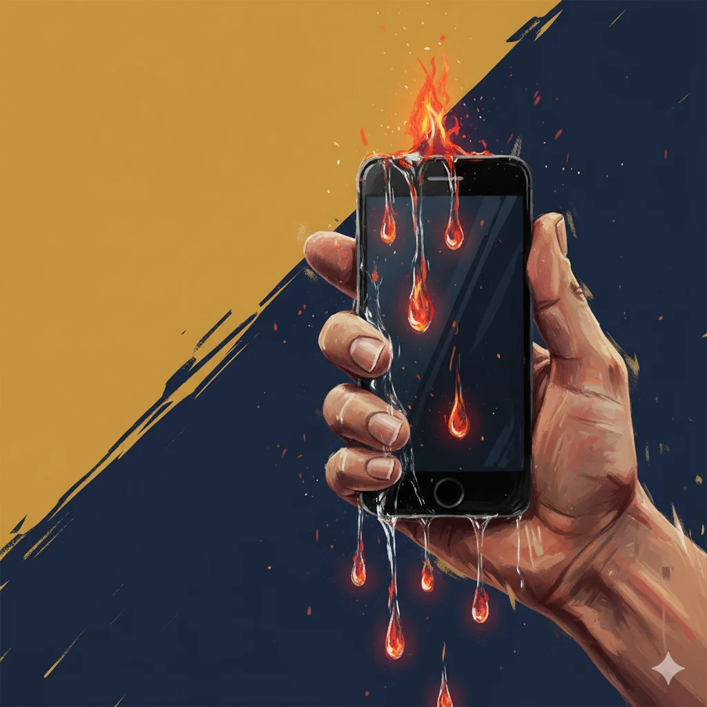 celular molhou o que fazer